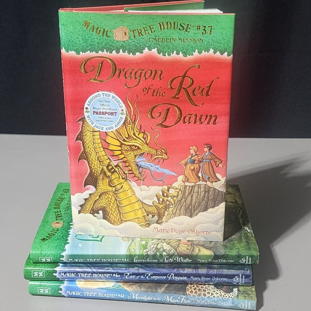 The Magic Tree House A Merlin Mission  Lot Of 4 #'s 37 40 41 43